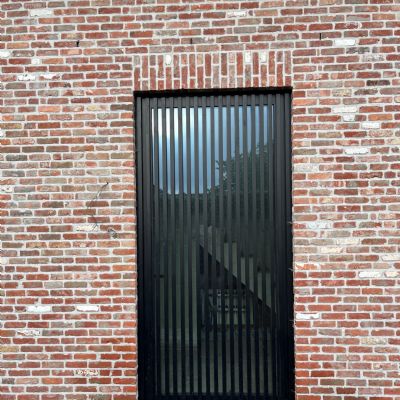 Aluminium deur